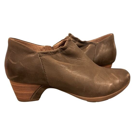 DANSKO Debbie Burnished Leather Ankle Booties, Size 41, US Size 10.5-11 - Picture 1 of 8